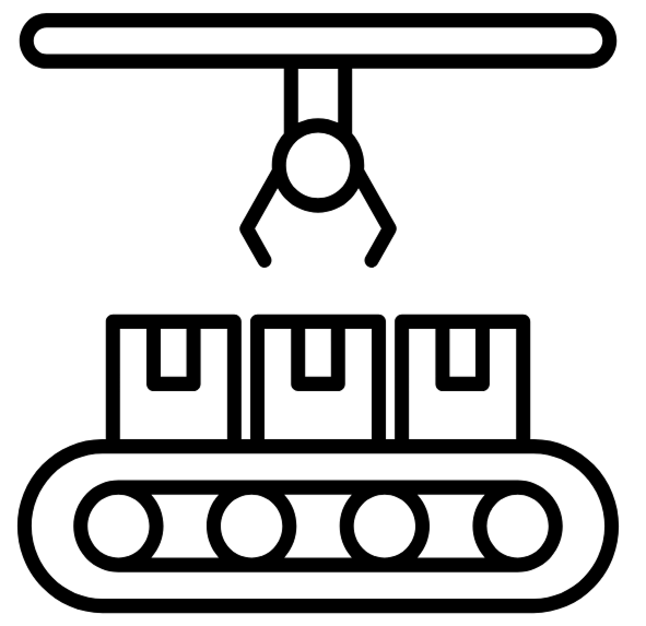 Factory line displaying consistency